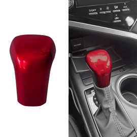 QZTYTY Car Gear Shift Knob Cover, Sport Style Print, Red, ABS Plastic, 2.95 x 1.97 x 1.26 inches, Compatible with Toyota Corolla 2019-2024