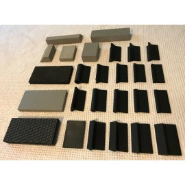 Tadpole Contour Sanding Grips, 26 Profiles, Professional Hand Sanding Kit - Made in USA