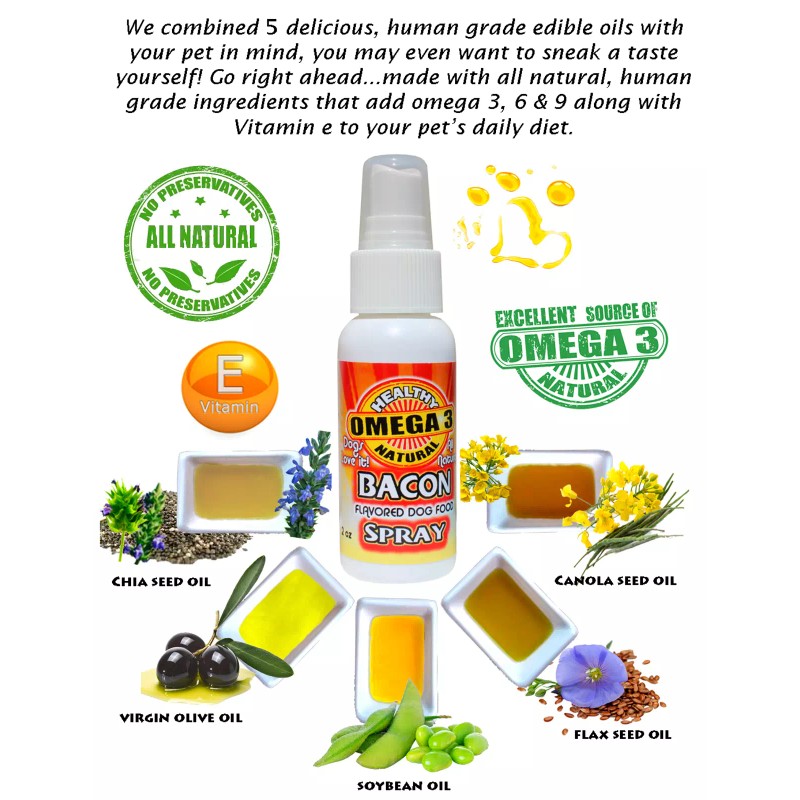 Flavored Sprays Dog Food Sauce PB2 BF2 BAC2