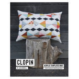 Jen Kingwell Acrylic Template Set - Clopin (for use with a Pattern Found in Jen Kingwell's Quilt Recipes Book)