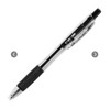 Clip Click Retractable Ball Point Pens, 1.0 mm Black Ink,