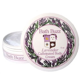 Bath Buzz Lavender Caffeinated Body Cream - 6 oz