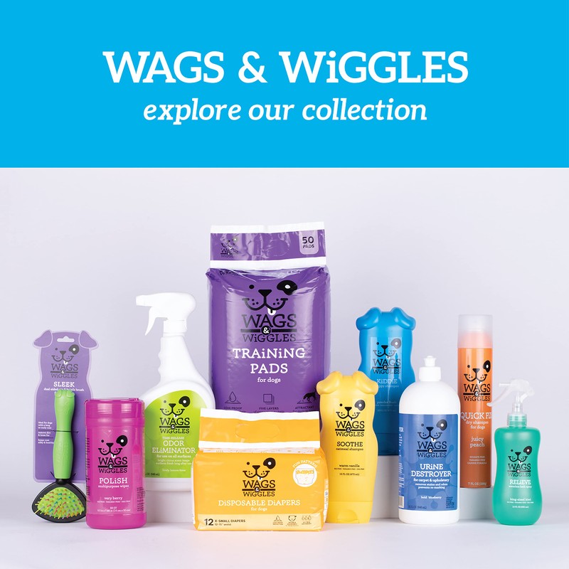 Wags & Wiggles Polish Multipurpose Wipes for Dogs | Clean