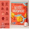 Better with Buckwheat Sea Salt Crackers, Complete Protein, Gluten-Free Crackers,