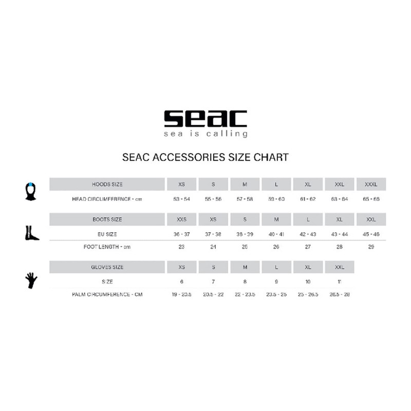 SEAC The Regular Boot, 5 mm Neoprene Short Diving Boots