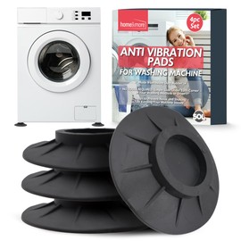 4pk Anti Vibration Pads for Washing Machine, Non-Slip Washing Machine Vibration Pads, Stable & Secure Washing Machine Anti Vibration Pads For Smooth Wash Cycles Anti Vibration Mat Washing Machine Feet