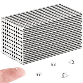 FINDMAG Fridge Magnets, 50 Pcs 5 mm x 3 mm Small Magnets, Mini Magnets Strong, Whiteboard Magnets, Strong Round Magnets for Crafts, Whiteboard, Photos, Tools, Arts, DIY, School, Home, Office