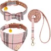 KOOLTAIL - Juego de collar y correa para perros pequeños
