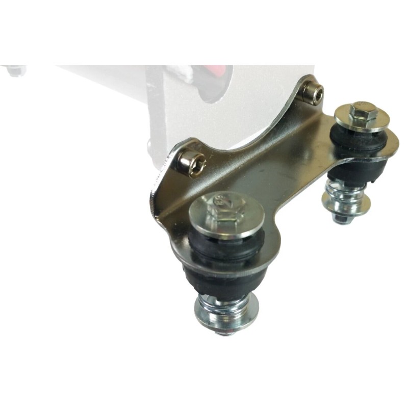 airmaxxx Chrome Air Compressor Vibration Isolator Upgrade Feet Kit for