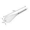 Whisk, Stainless Steel Whisk, with Sturdy and Comfortable Handle, Ideal