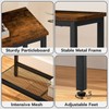 HOOBRO 29.5" Narrow Console Table, Small Entryway Table with Shelf,