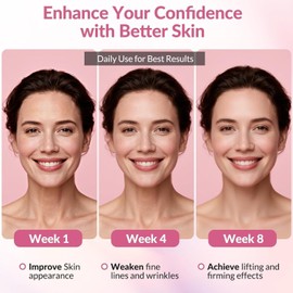 Neck Perm Cream for Women's Wrinkles Retinol Moisturizer with Collagen and Hyaluronic Acid Face Décolleté 1.7 oz.Color / 넥 펌 크림 여성용 주름 콜라겐과 히알루론산이 함유된 레티놀 보습제 페이스 데콜레테에 1.7온스. Color