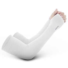 GOUNOD Sun Protection Cooling Arm Sleeves with Thumb Holes - Gardening Outdoors Sports Workouts Sunscreen Arm Sleeves