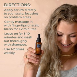 Plant Therapy Hair Therapy Soothe & Detoxify Scalp Serum 1 oz with Hyaluronic Acid & Essential Oils, Remove Product Buildup, Balance Oils, and Stimulate Circulation