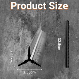 Daryunk Architectural Metric Scale Ruler, Aluminum Triangular Scale Ruler for Architects and Engineers Solid Aluminum Rulers for Engineers, Students, Draftsmen And Engineers