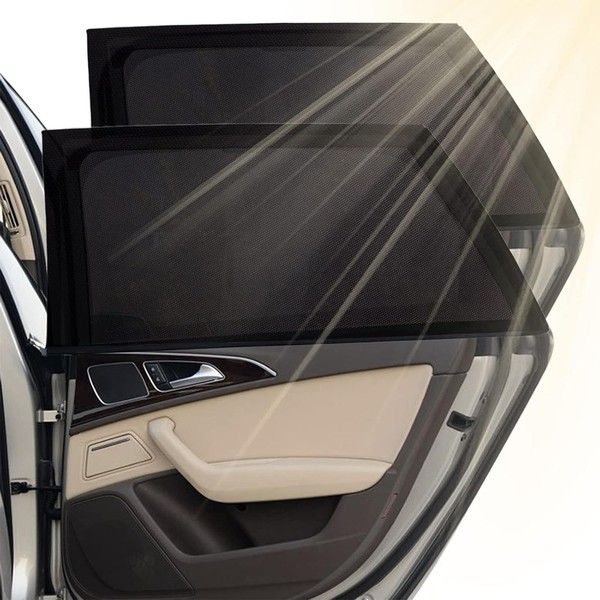 2 PCS Car Window Shades for Baby, Universal Stretchable Window