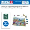 Larsen CZ4 Selfie-Cheerful Dinosaurs Kids Jigsaw Puzzles - Educational Puzzles