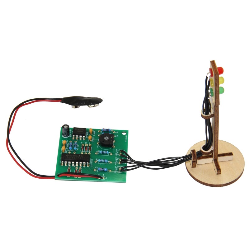 Sol Expert Electronic Traffic Light Soldering Kit 73880 Construction Kit
