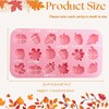 1 Piece Autumn Silicone Chocolate Molds Maple Leafs, Acorns and