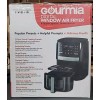 Gourmia 6-qt. Window Air Fryer - 12 One-Touch Cooking. Black