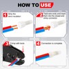 AIRIC Closed End Crimp Connectors 16-14 AWG 100 Pcs Wire