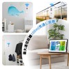 Moongiantgo Cordless Thermometer/Hygrometer, Indoor and Outdoor Temperature and Humidity Measurement,
