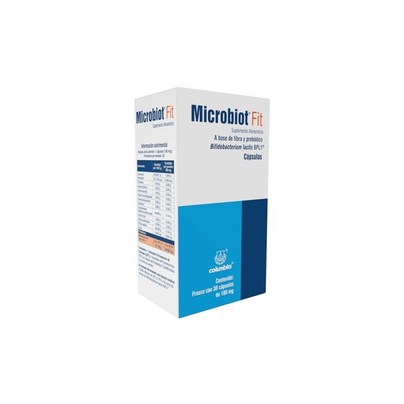 Microbiot Fit 30 Caps, Bifidobacterium Lactis Bpl-1