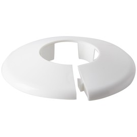 Talon - Click in Pipe Collar - White - 28mm - Pack of 10 - Clicks Into Place - High Grade Polypropylene - for Home Improvement, Plumbing, Pipe Installation
