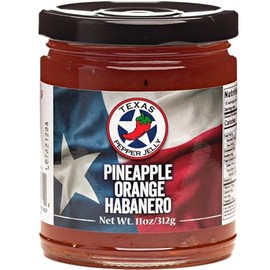 Texas Pepper Jelly Pineapple Orange Habanero Jelly Net Wt. 11 oz (312 g)