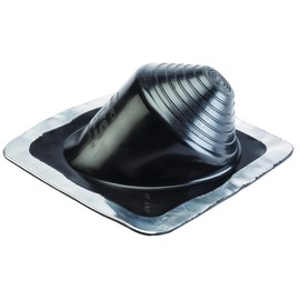 Dektite Hi-Pitch #3 Black EPDM High Pitch Roof Flashing. Steep Slope Metal Roof Flexible Flashing.
