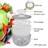 Electric Salad Spinner, 6L Lettuce spinner,Large Capacity Salad Vegetable Dryer,Fruit