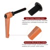sourcing map 4pcs Adjustable Clamping Lever Handles M8 x 40mm