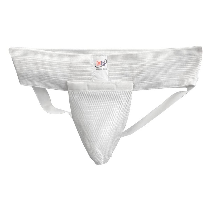 Elastic Waist Groin Abdominal Protection Jock Straps (Large)