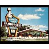 Burger Chef Diner PHOTO Vintage Restaurant Ad Sign Burger Joint