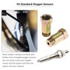 O2 Oxygen Sensor Spacer Adapter Isolator Extender Straight CEL Fix