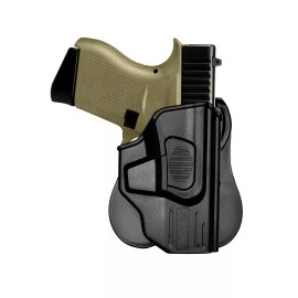 CYTAC & TEGE, GF Retention Duty Level 2 gun Holster for Glock 17,19, 22, 23,,31, 32,34,35,,43,4 - Glock 43