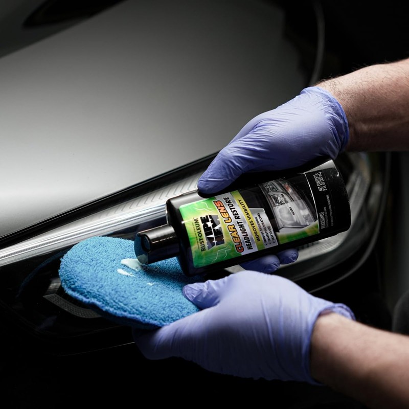 Wipe New Rust-Oleum 381403-6PK Clear Lens Headlight Restore, 8 oz,