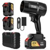 WEMARS Cordless Leaf Blower Handheld Leaf Blower Adjustable Speed Portable