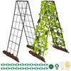 2 Pack 50" Tall A Frame Trellis for Climbing Plants