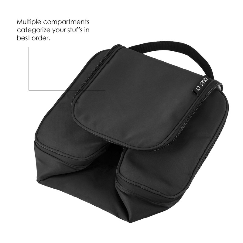FOREGOER Large travel toiletry bag for hanging up for men