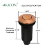 Akicon Garbage Disposal Kitchen Air Switch Kit, Dual Outlet Sink