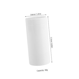 Gatuida 3Pcs Twist Up Refillable Stick Tubes Portable Containers for DIY Deodorants Solid Lotions for Travel Business Trips Daily Use