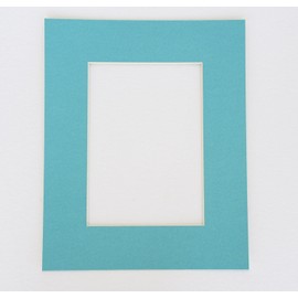 Pack of 10 LIGHT BLUE 11x14 Picture Mats Matting with White Core Bevel Cut for 8x10 Pictures