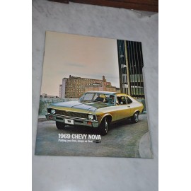 Chevy Nova 1969 brochure  catalog               DEALERS NEW OLD STOCK ORIGINAL