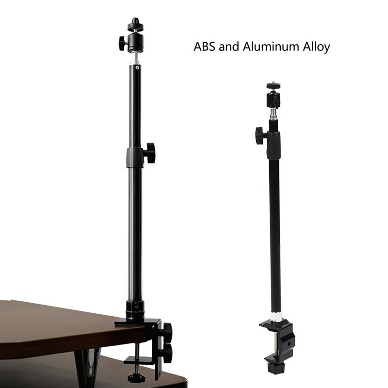 Desk Mount Stand Stretchable C Clamp Light Mount Stand for