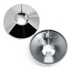 Radiator Pipe Covers Chrome Pipe Collars - Pack of 2
