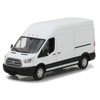 Collectibles Greenlight 86083 2017 Ford Transit Extended Van High Roof-White
