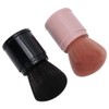 Powder Blush, 2 Pack Professional Retractable Contour Powder Face Brush,