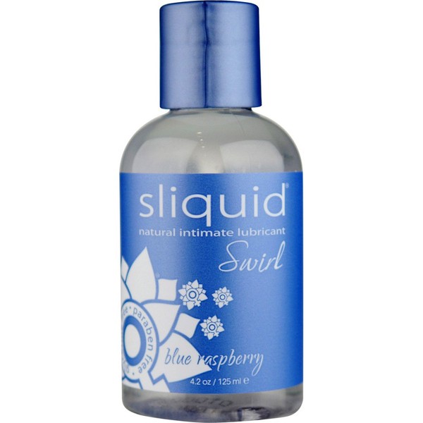 Sliquid Swirl Blue Raspberry 4.2oz, 4.2 Ounces Bottle