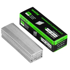 meite 18 Gauge Flooring Nails, 1-1/2 Inch 18GA L-Cleat Nails Flooring Nails for Softwood Installation, Less Splitting, Compatible with 18GA Flooring Nailers (1000 Counts)
